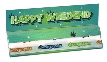 Choosypapers King Size Slim Zigarettenpapier Happy Weedend